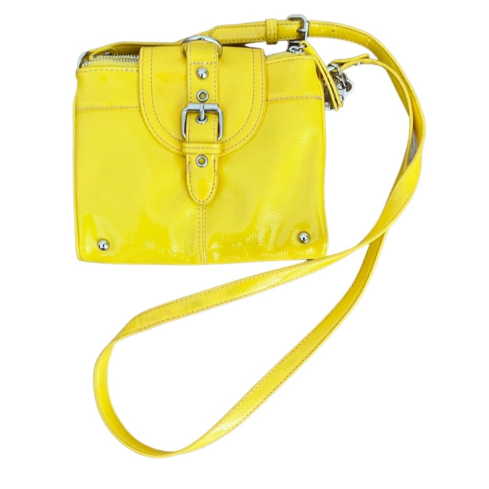 Yellow Nine West Crossbody Purse